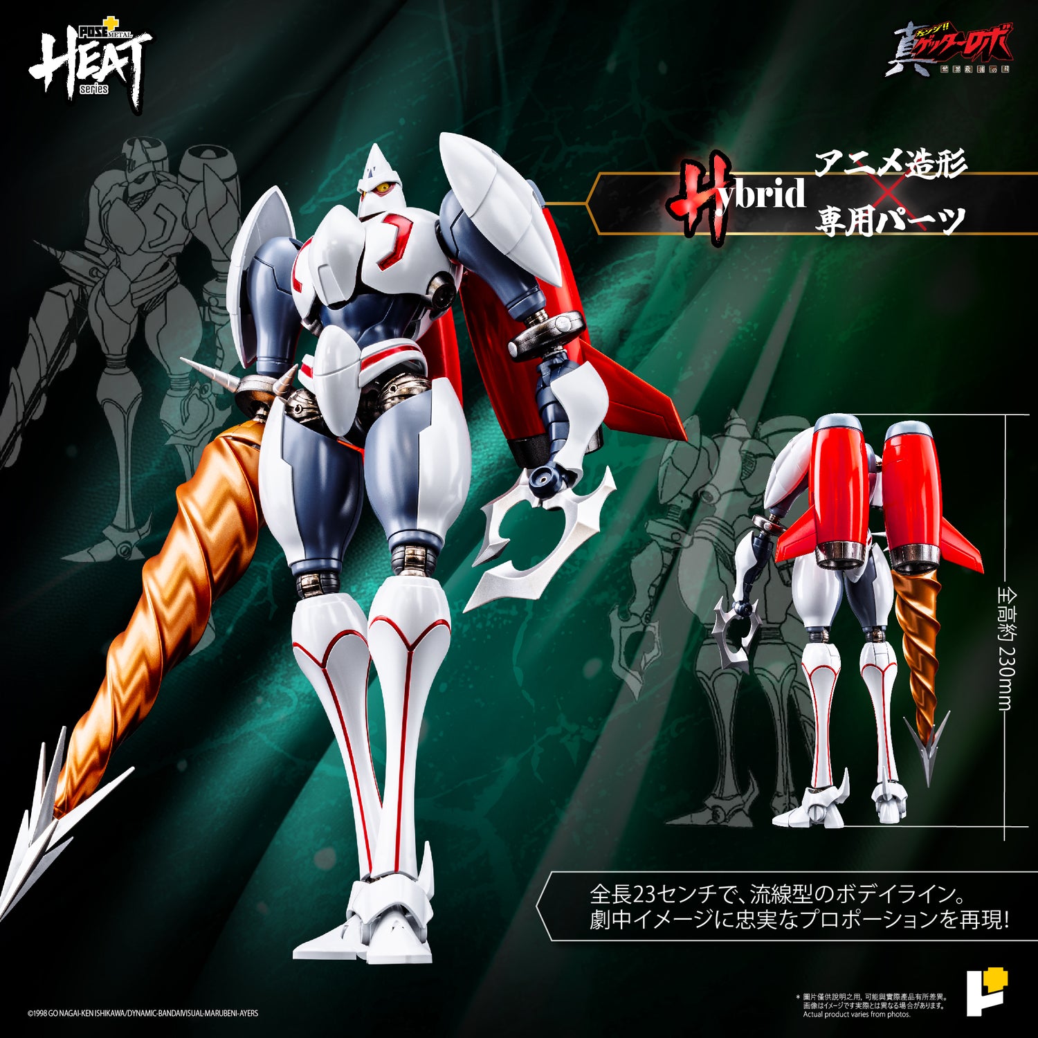 【預購】[POSE+ METAL HEAT系列 真三一萬能俠二號 (真三一萬能俠 世界最後之日ver.)]