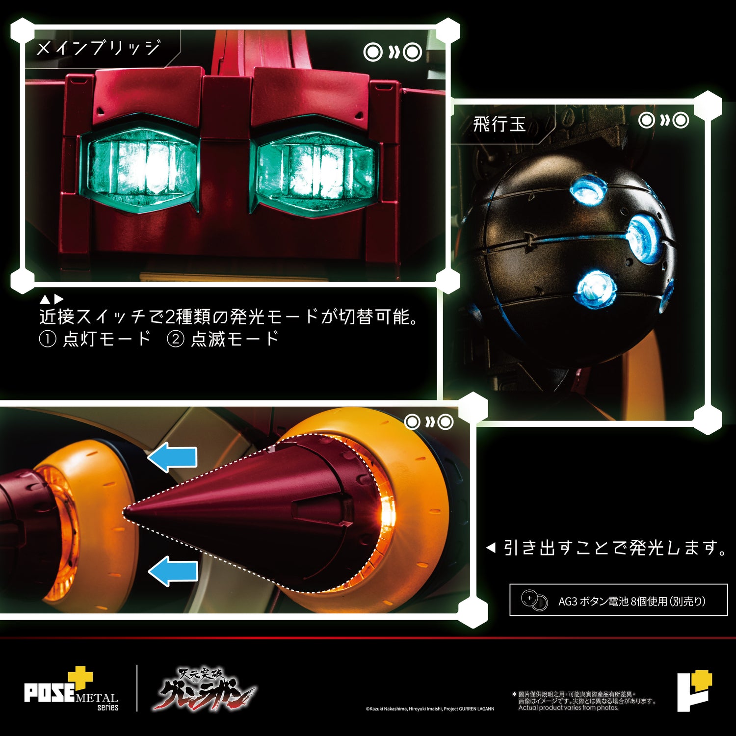【預購】[POSE+ METAL系列 大紅蓮 《天元突破 紅蓮螺巖》]