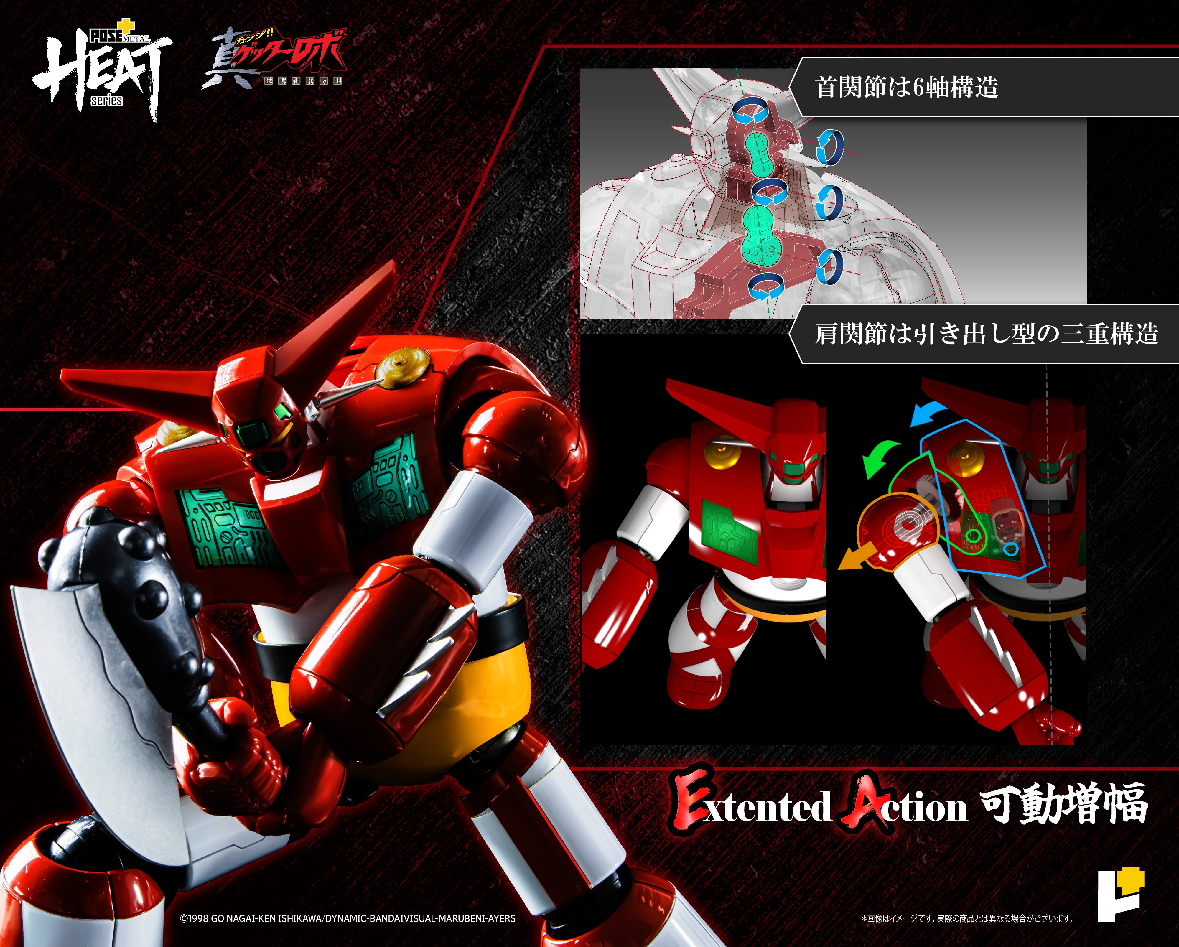 Re-release][Pre-order] [POSE+ METAL HEAT series GETTER 1 (GETTER