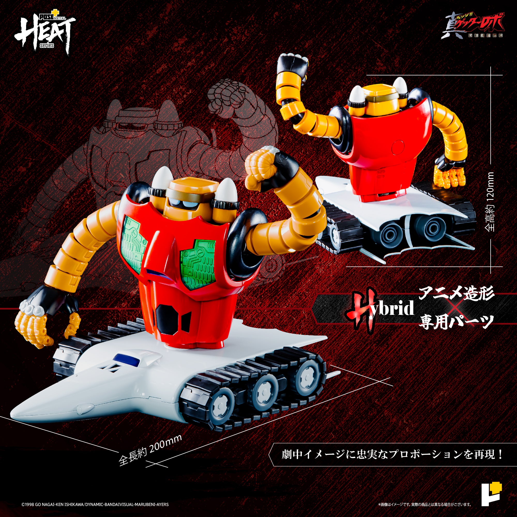 Re-release][Pre-order] [POSE+ METAL HEAT series GETTER 3 (GETTER