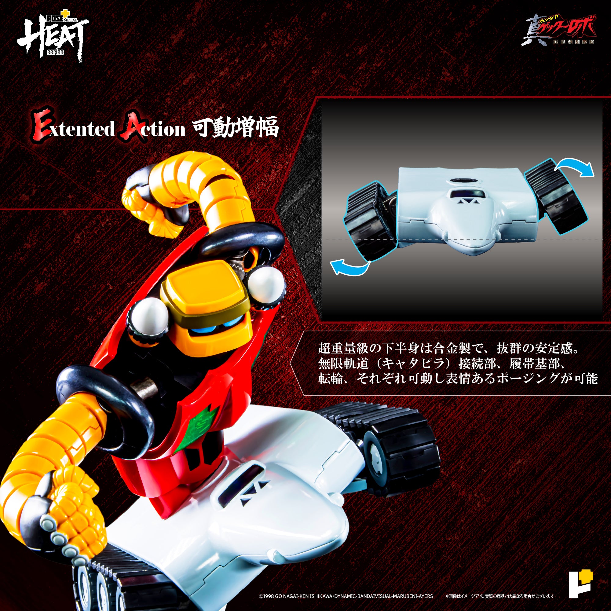 Re-release][Pre-order] [POSE+ METAL HEAT series GETTER 3 (GETTER