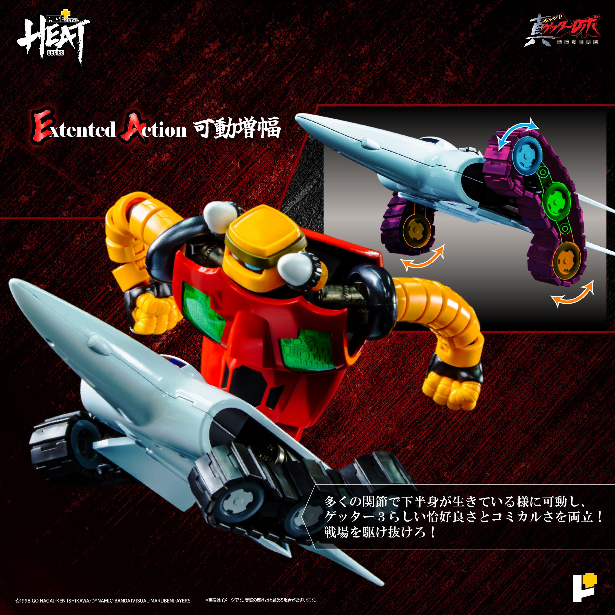 Re-release][Pre-order] [POSE+ METAL HEAT series GETTER 3 (GETTER